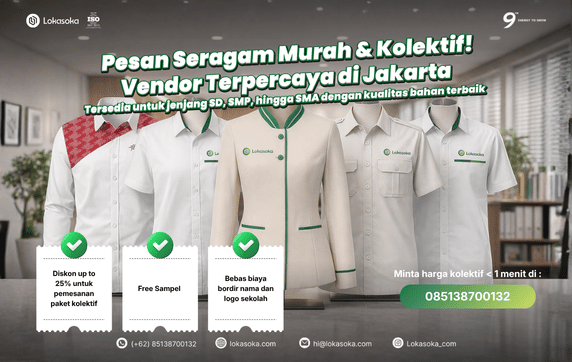 Butuh vendor seragam sekolah  terpercaya di Jakarta dengan promo menarik?