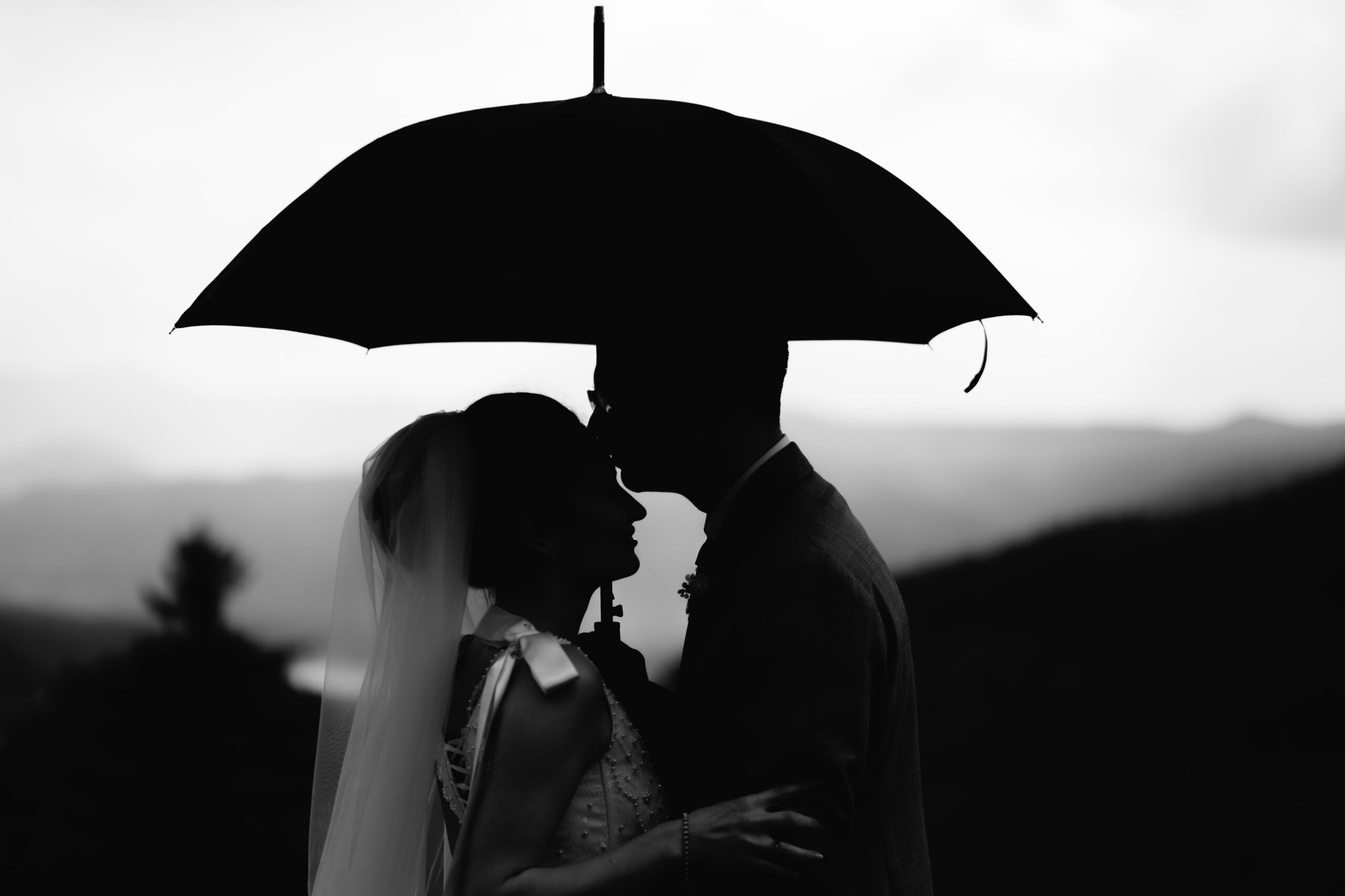Salah satu jenis payung adalah payung pernikahan sebagai pemanis