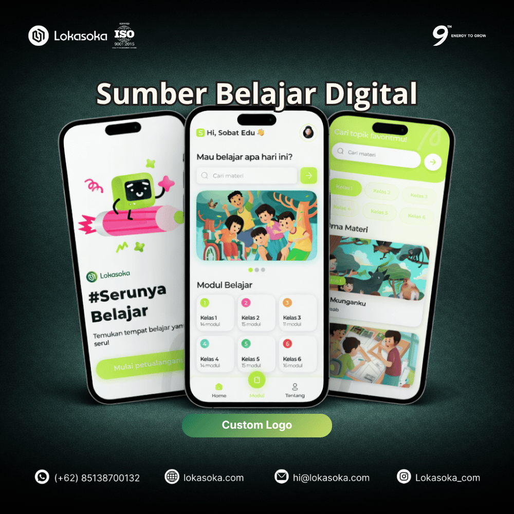 Butuh vendor untuk custom peralatan dan perlengkapan sekolah?