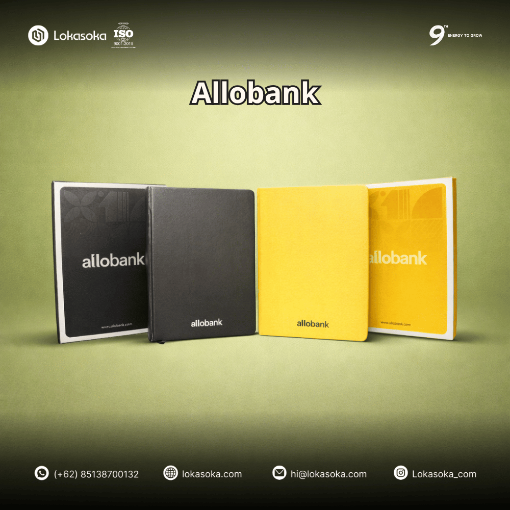 Portfolio Custom Notebook & Agenda dari AlloBank