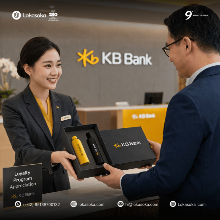 Souvenir Kantor untuk Bank: Strategi Efektif Memperkuat Brand & Loyalitas Nasabah