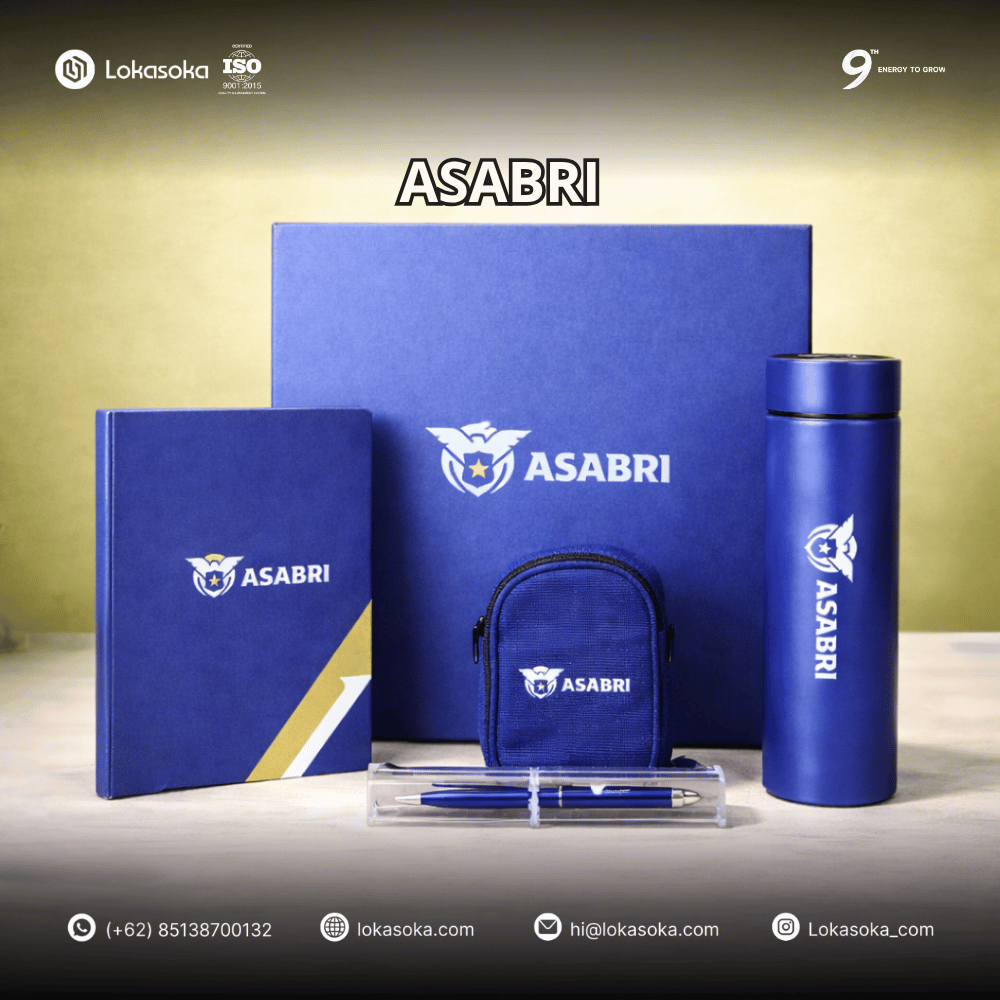 Hampers custom estetik dalam kotak kado eksklusif untuk relasi kerja, solusi praktis pengiriman gift box personal dengan layanan branding perusahaan dari Lokasoka