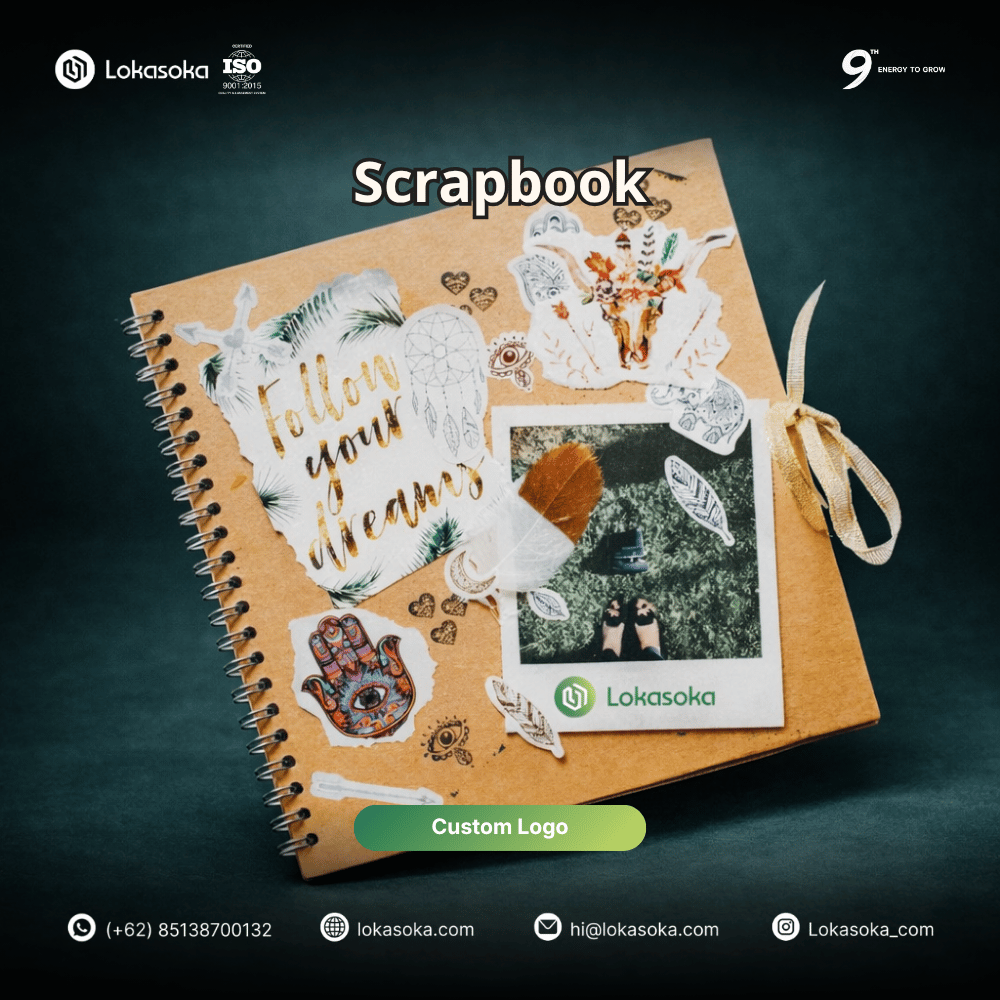 Hampers custom estetik dalam kotak kado eksklusif untuk relasi kerja, solusi praktis pengiriman gift box personal dengan layanan branding perusahaan dari Lokasoka