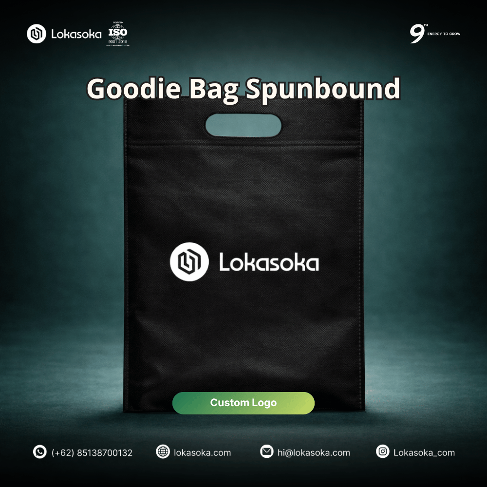 Cari vendor goodie bag spunbound custom untuk event ? Hanya di Lokasoka