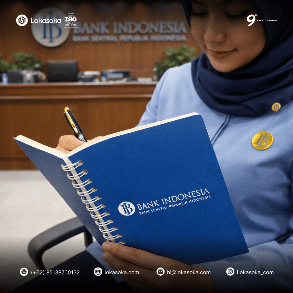 Desain agenda kantor custom binder kulit sintetis dan notebook spiral isi kertas bergaris sebagai hampers premium untuk tamu undangan event