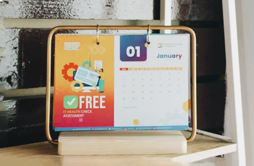 10 Ide Kalender Meja Custom