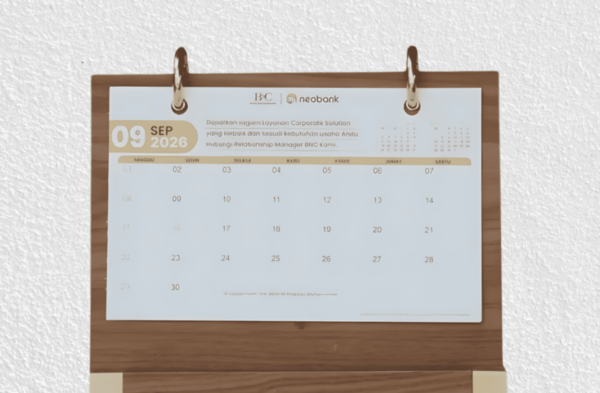 Kalender Kayu jadi Media Eksklusif Bank & BUMN dalam Strategi Branding