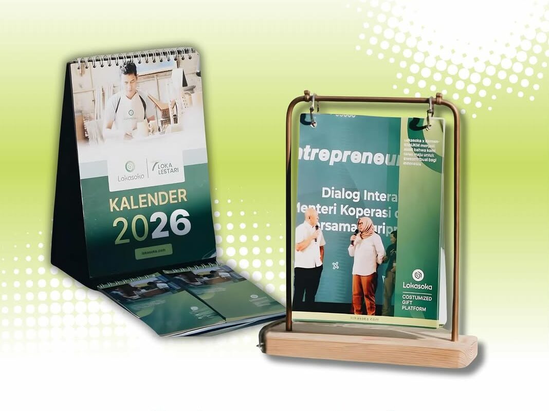 Kalender Custom Perusahaan 2026: Souvenir Awal Tahun Paling Dicari