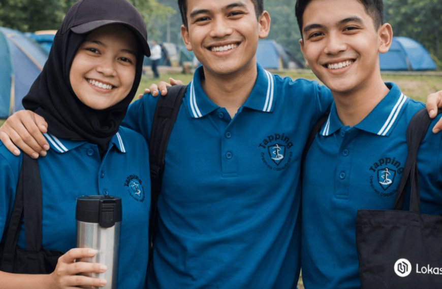 Custom seragam formal atau casual untuk kerja, sekolah ataupun event hanya di Lokasoka