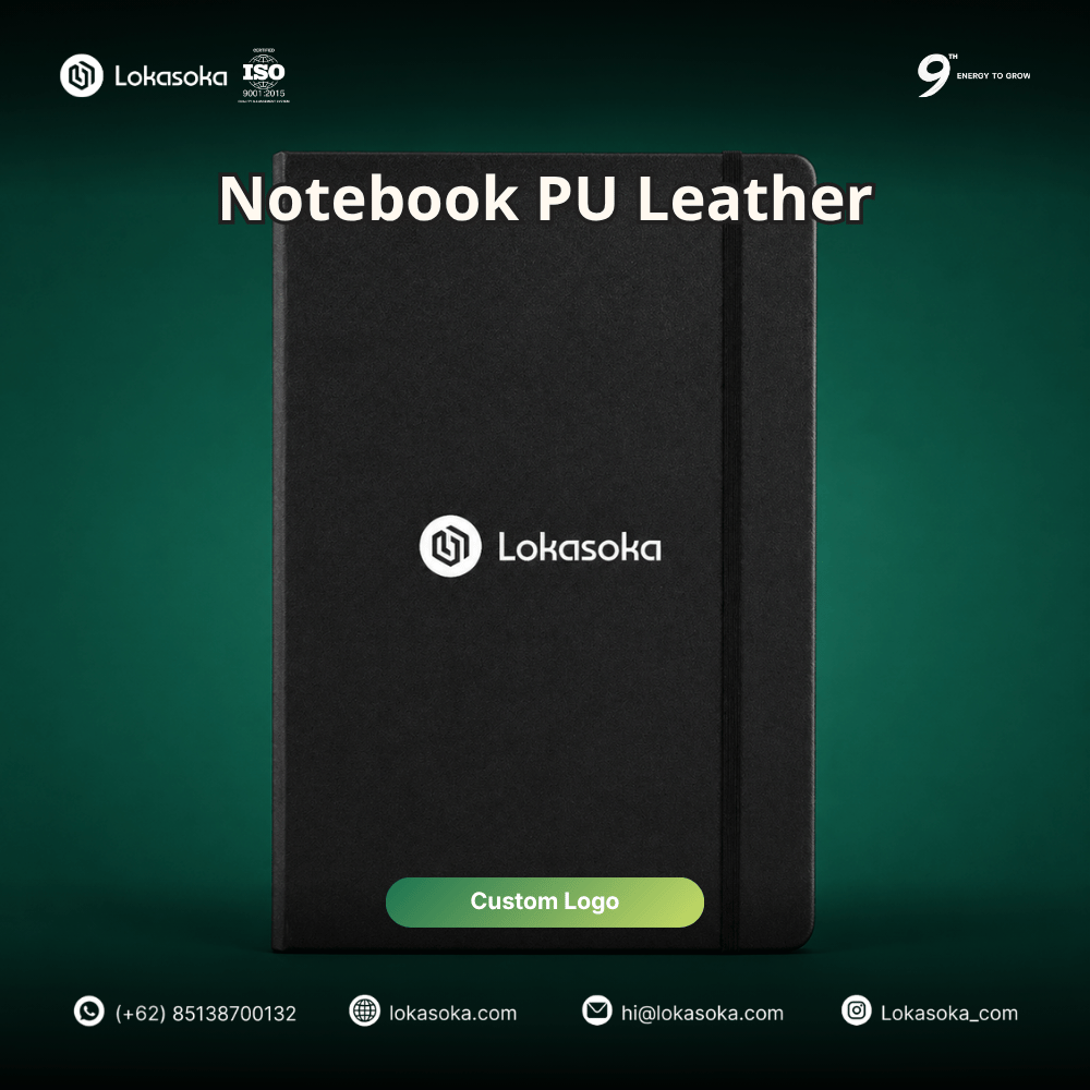 Paket corporate gift box eksklusif dari Lokasoka dengan proses produksi cepat 3-5 hari dan layanan gratis desain untuk kebutuhan perusahaan.