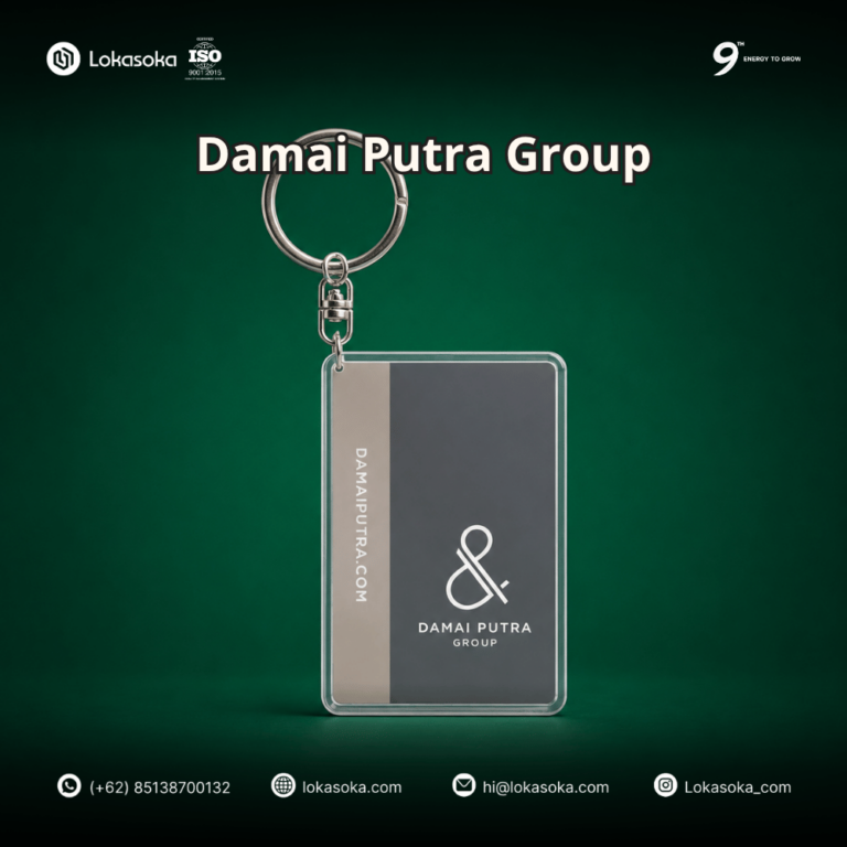 Custom gantungan kunci dan merchandise promosi di Lokasoka