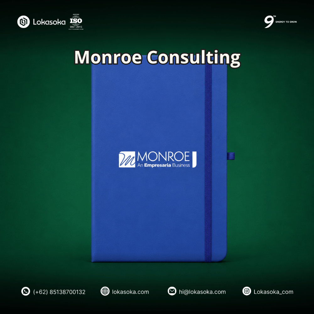 Pesan notebook custom hardcover & softcover untuk souvenir perusahaan di Lokasoka