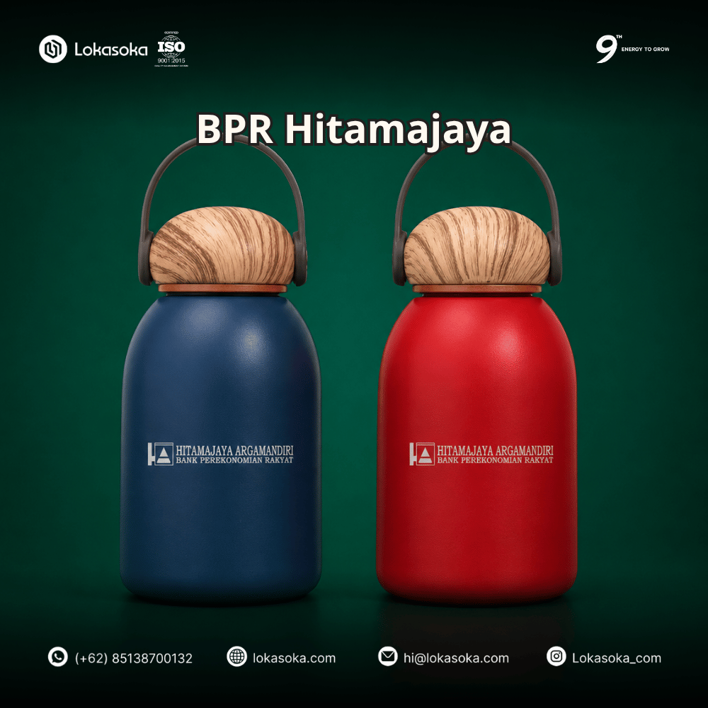 Custom tumbler untuk event perusahaan di Lokasoka