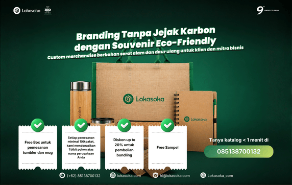 Custom totebag untuk seminar kir ramah lingkungan di Lokasoka