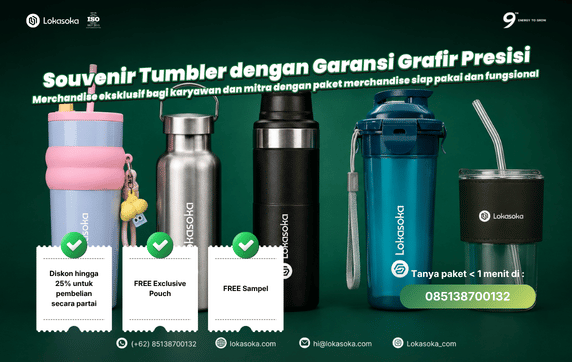 Custom souvenir elektronik untuk mitra perusahaan di Lokasoka