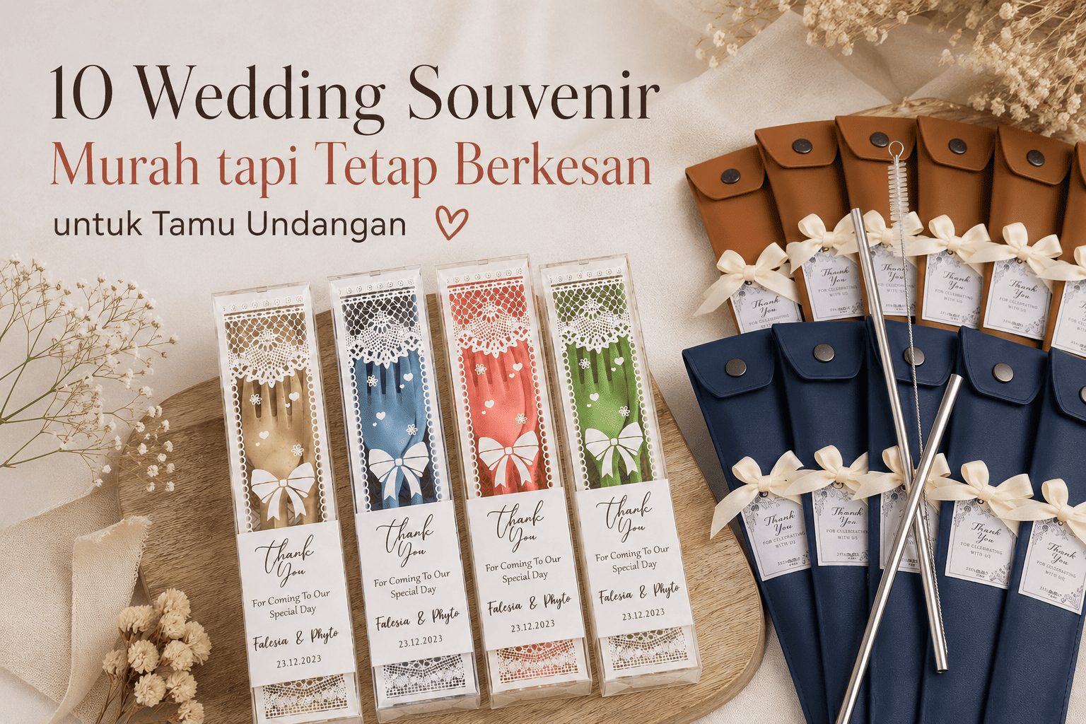 10 Wedding Souvenir Murah tapi Tetap Berkesan untuk Tamu Undangan