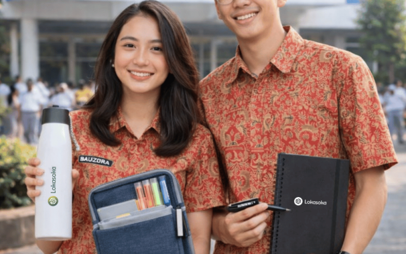 Meriahkan Momen Back to School dengan Perlengkapan Sekolah Custom untuk Peserta Didik Baru