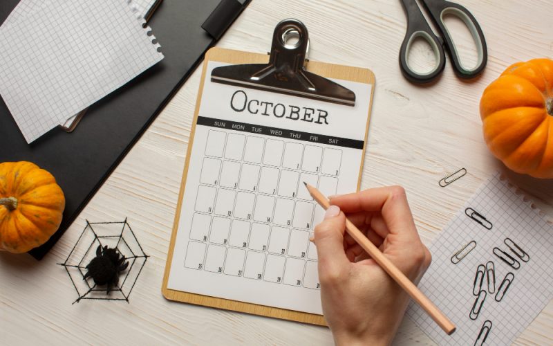 Kalender Oktober 2025