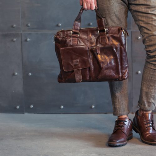 Tas kulit untuk corporate gift