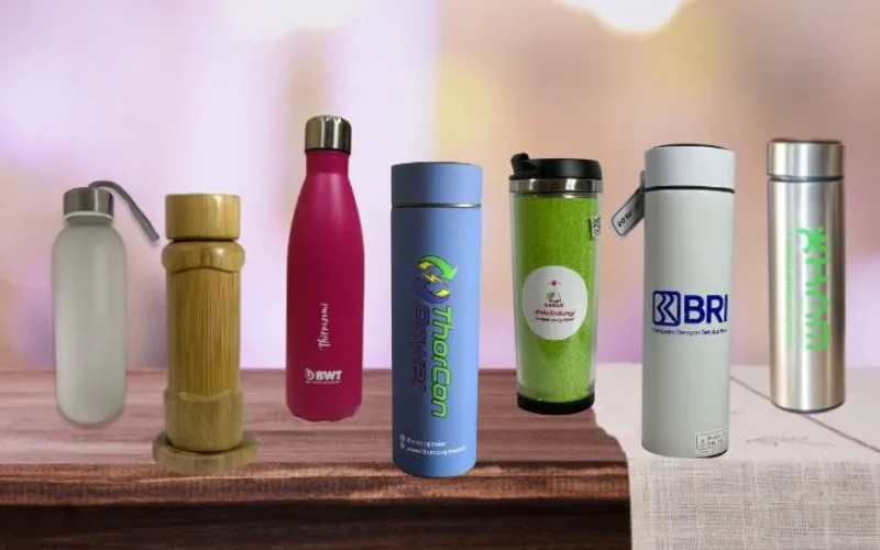Aneka botol tumbler yang pernah diproduksi oleh Lokasoka untuk top klien, pilih favorit Anda