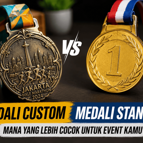Medali Custom vs Medali Standar: Mana yang Lebih Cocok untuk Event Kamu?