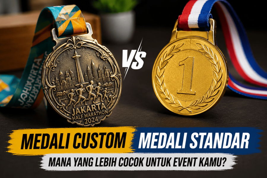 Medali Custom vs Medali Standar: Mana yang Lebih Cocok untuk Event Kamu?
