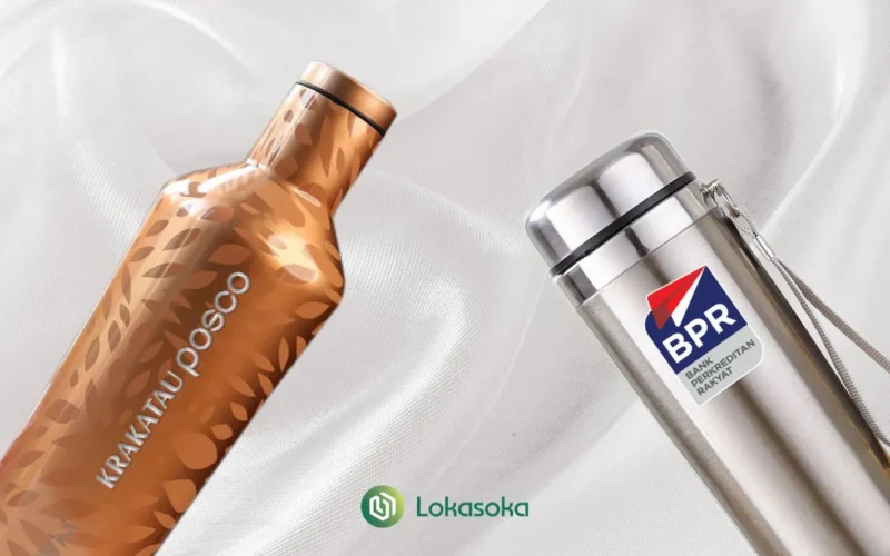 Pesan tumbler stainless di Lokasoka sebagai hadiah profesional Anda