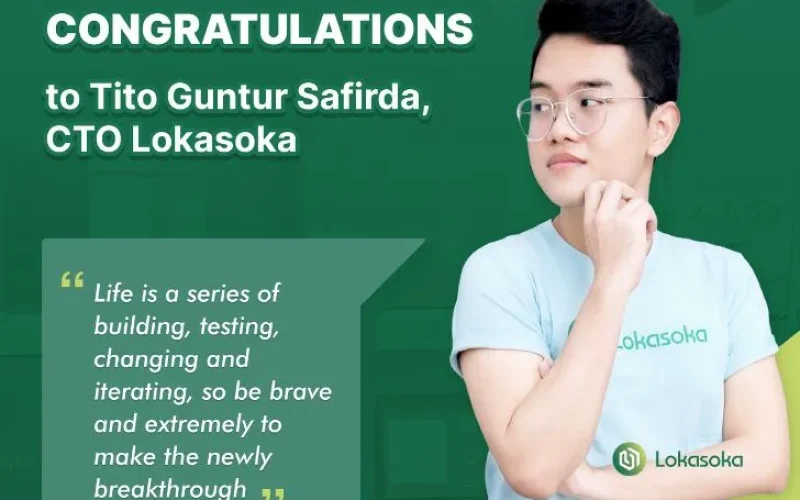 Selamat kepada CTO Lokasoka atas prestasinya yang membanggakan, semoga semakin sukses