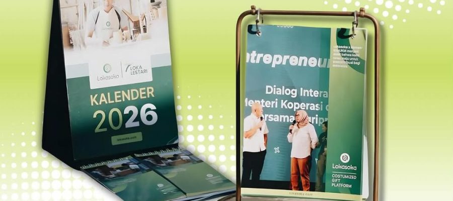 Kalender Custom Perusahaan 2026: Souvenir Awal Tahun Paling Dicari