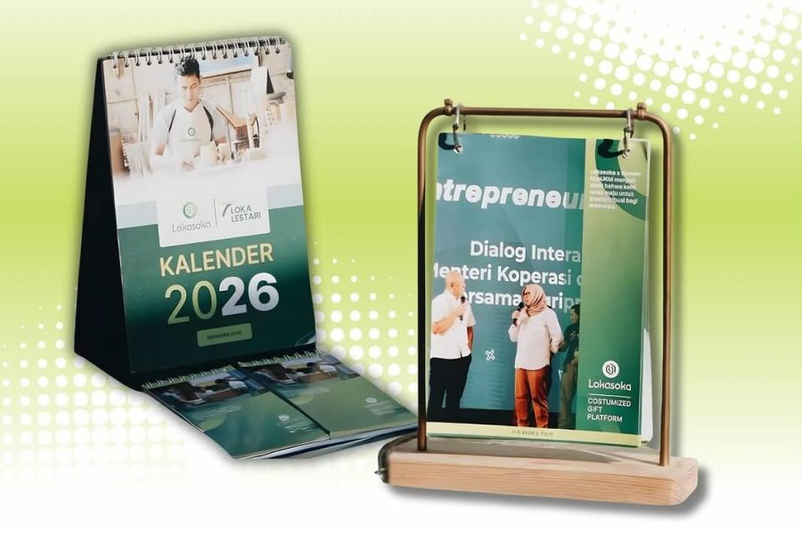 Kalender Custom Perusahaan 2026: Souvenir Awal Tahun Paling Dicari