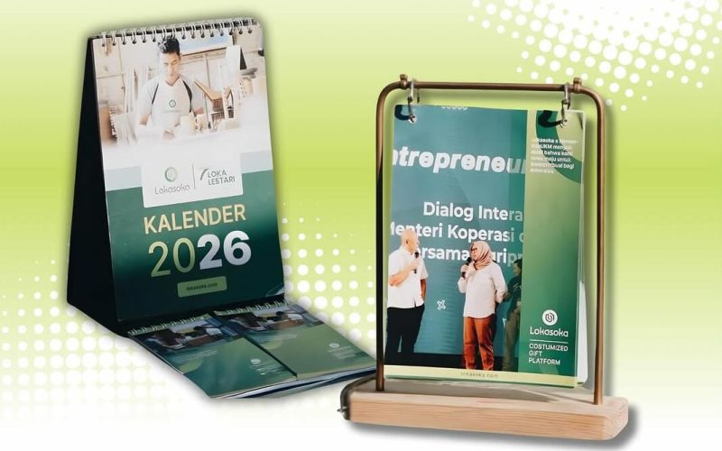 Kalender Custom Perusahaan 2026: Souvenir Awal Tahun Paling Dicari