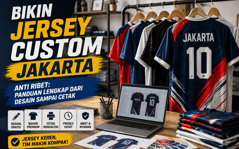 Bikin Jersey Custom Jakarta Anti Ribet: Panduan Lengkap dari Desain sampai Cetak